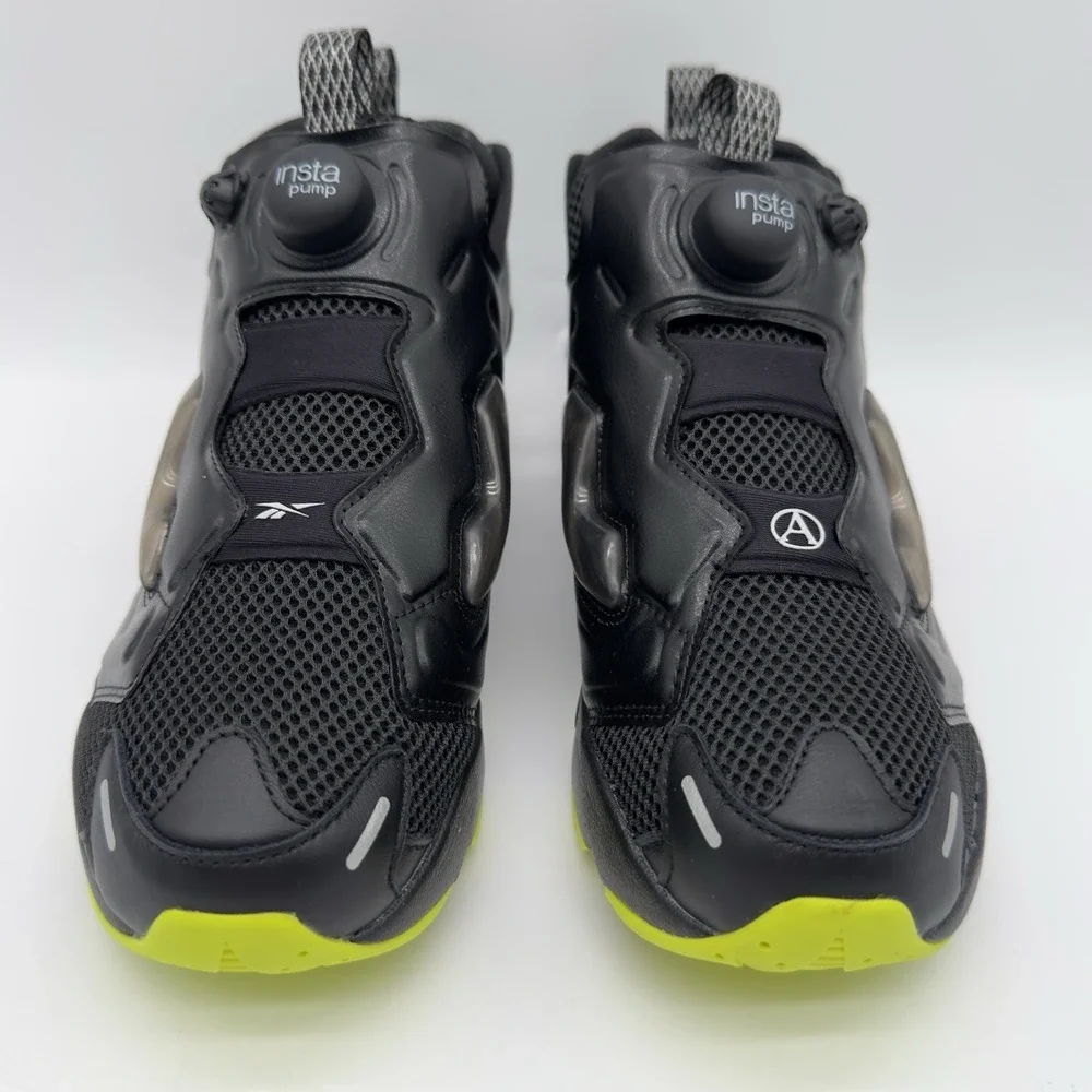 Reebok INSTAPUMP FURY 94 Running Shoes Men's Size 6.5‎ Blk/Gry/Lme